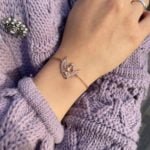 Rose Gold Kaplama Gümüş İsis Bileklik